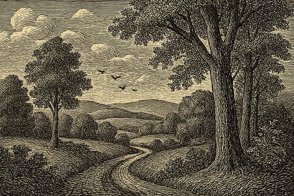 Wood engraving